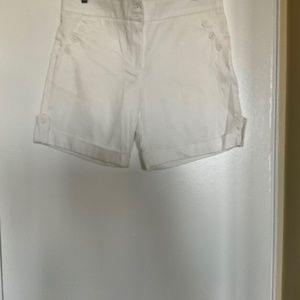 The Limited White Shorts